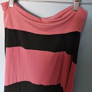 Lularoe pink and blank skirt